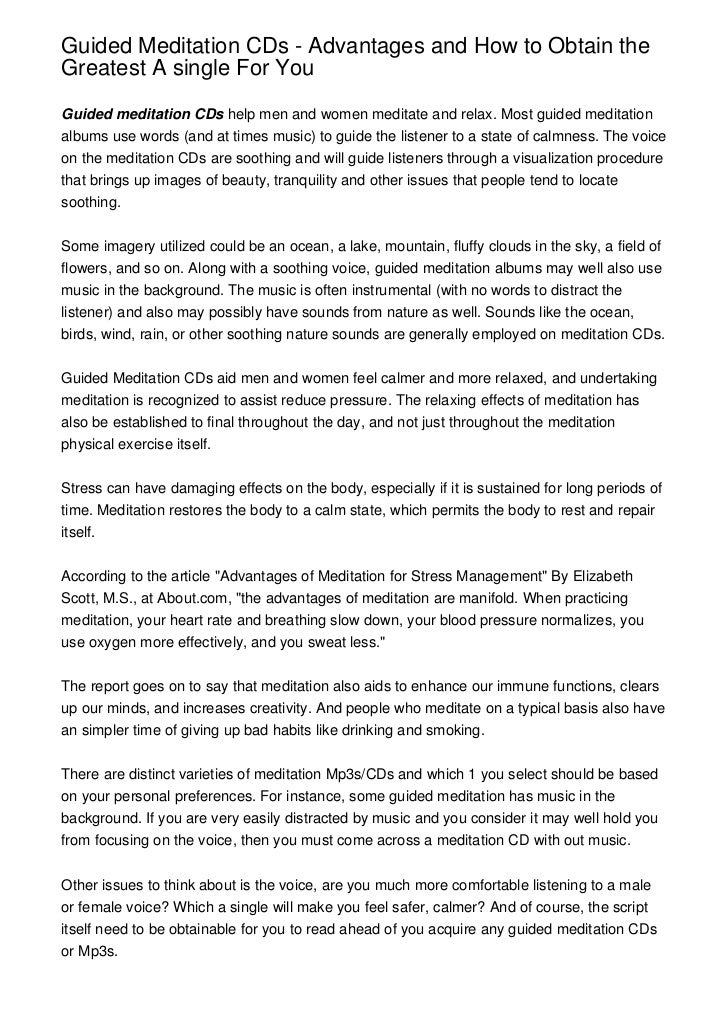 Guided Imagery Scripts For Disappointment picture about Free Printable Guided Imagery Scripts named Guided Imagery Scripts For Irritation